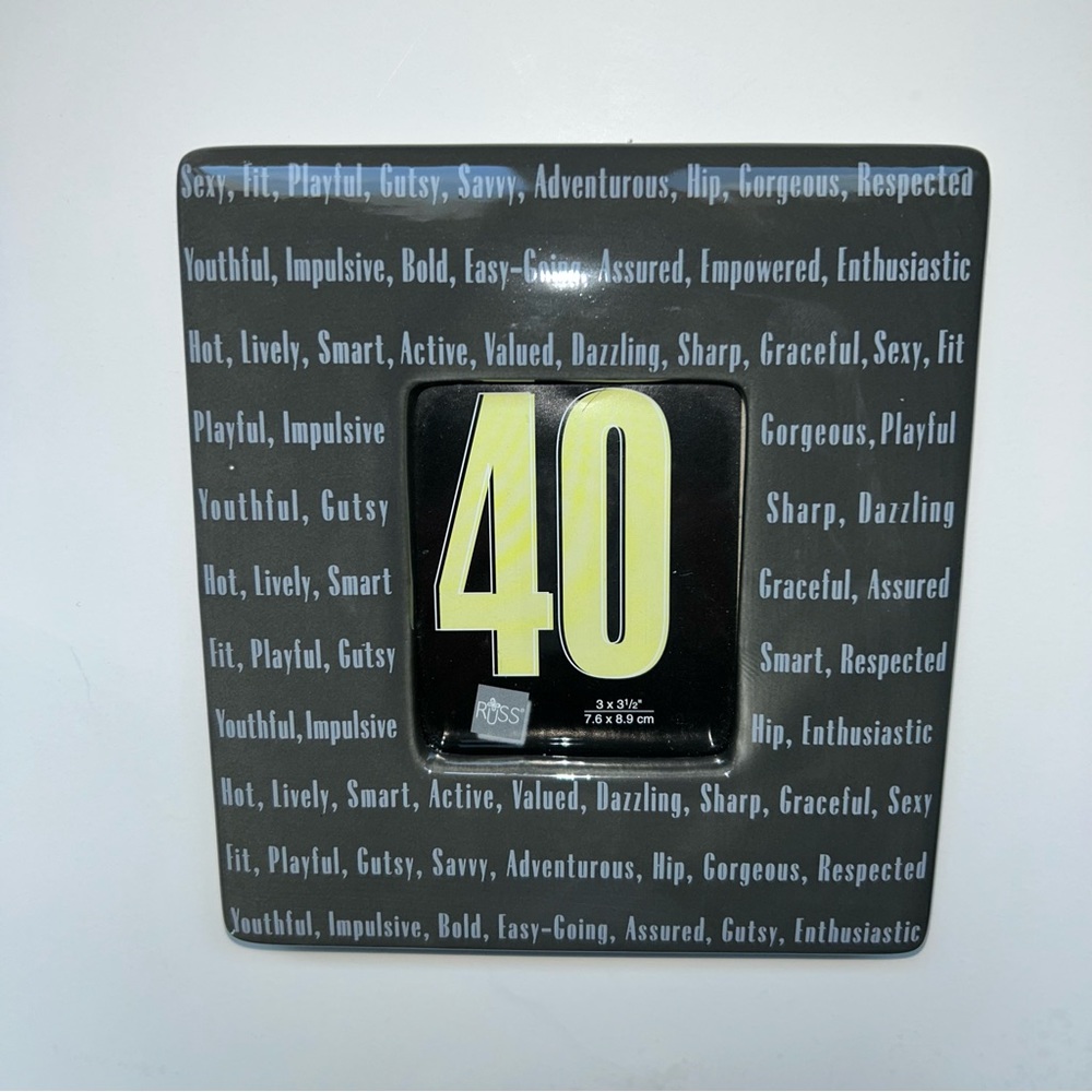 New 40th Birthday Gift Photo Frame